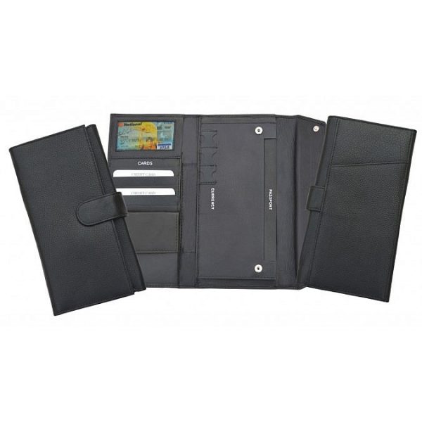 Passport & Travel Wallet - Leatherette