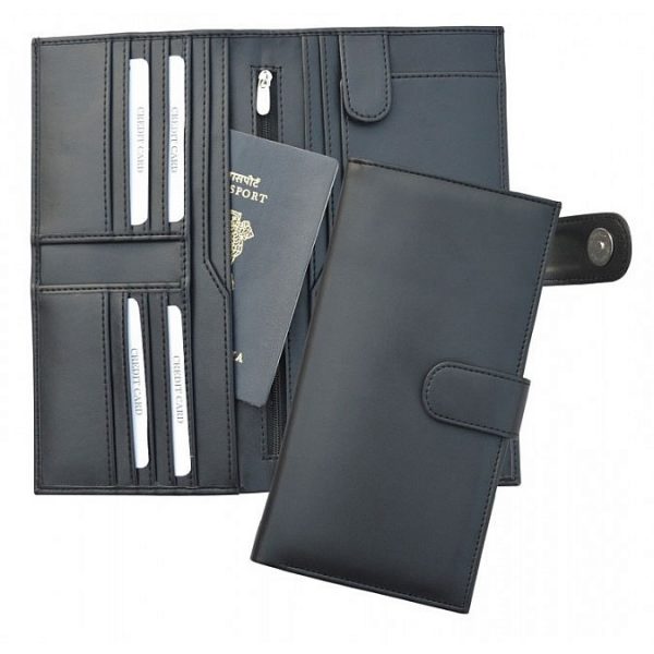 Passport & Travel Wallet - Leatherette