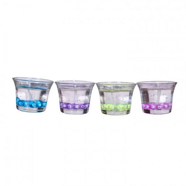 Set Of 4 Gel Candle