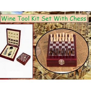Wine Toolkit Set With Chess