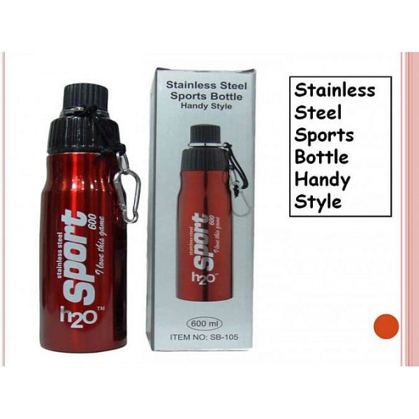 Stainless Steel Sports Bottle Handy Style (600 Ml)