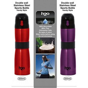 Double Wall Stainless Steel Bottle (500Ml)