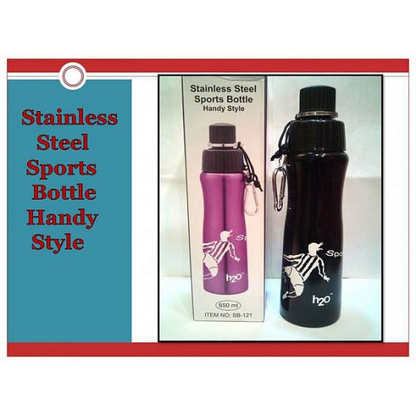 Stainless Steel Sports Bottle Handy Style (650 Ml)