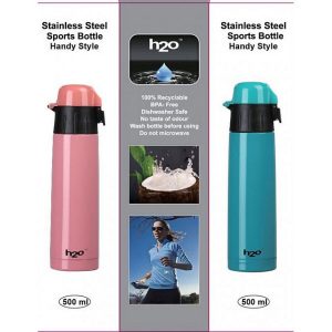 Double Wall Stainless Steel Bottle (500Ml)