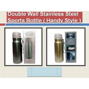 Double Wall Stainless Steel Sports Bottle Handy Style (500 Ml)