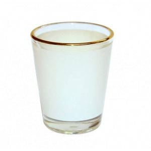Shot Glass Mug With Gold Rim (1.5 Oz)