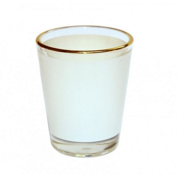 Shot Glass Mug With Gold Rim (1.5 Oz)