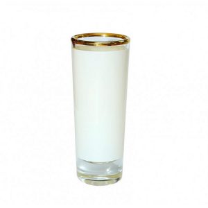 Shot Glass Mug With Gold Rim (3.0 Oz)