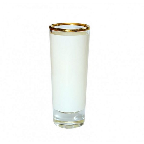 Shot Glass Mug With Gold Rim (3.0 Oz)