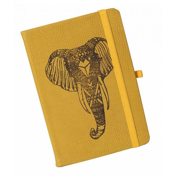 Natural Grained Leatherite Hard Bound Notebook