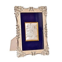 Silver Frame Alluring Radhe Krishna